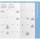 DateWorks - Planificateur de poche mensuel des Plages 2025-2026 - 3,5 po x 6,5 po - Bilingue-En couleur sur chaque page