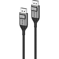 ALOGIC - Câble DisplayPort vers DisplayPort 8K Ultra 2 m - Gris sidéral-Connecteurs doubles DisplayPort