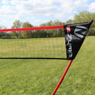 Zume Games - Ensemble de badminton 4 joueurs - Noir/Rouge-6