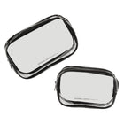General Supply Goods + Co - Trousse de Toilette de Voyage Approuvée par la TSA - Paquet de 2 - Transparent-Fermetures à Glissière Douces et Fiables - Conçues avec des fermetures à glissière durables et faciles à glisser pour garder vos articles en toute sécurité tout en offrant un accès facile.
