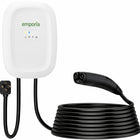 Emporia - Chargeur classique de niveau 2 pour véhicules électriques (40 A) avec câble de 7,3 m (24 pi) - NACS (TESLA) - Prise NEMA 14-50 - Blanc-Aucun adaptateur requis pour véhicules tesla et nacs permettant recharge directe avec connecteur nacs dédié, prend en charge fonctionnalités similaires aux chargeurs tesla incluant ouverture à distance du port de recharge pour plus de commodité