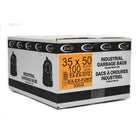 Eco II - Sacs à ordures - 35 po  x 50 po - extra extra fort - noir - paquet de 100-Paquet de 100