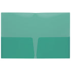 Staples - Portfolio à deux pochettes - Format lettre - sarcelle translucide-80 feuilles capacitè