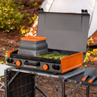 Blackstone - 20" Gril de camping prêt à l'aventure-Coupelle à graisse arrière escamotable pour que la plancha reste compacte pour le voyage.
