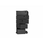 Simply - Unité de stockage 14.96"W x 10.43"D x 28.35"H - Noir-14.96"W x 10.43"D x 28.35"H