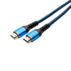 BlueDiamond - Câble HDMI 8K Ultra HD haut de gamme - 6 pieds paquet de 2, Bleu-Certifié par le Programme de Certification HDMI Ultra Haute Vitesse, garantissant une qualité et des performances optimales