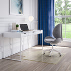 Deflecto - Dessous de siège OceanMat de pour plancher avec languette - 45 po x 53 po-Le dessous de siège sans crampon aide à prévenir l'usure des sols durs et prolonge la durée de vie du sol