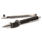 The Pencil Grip - Ensemble de crayons mécaniques de qualité supérieure avec le Grip pour crayon - noir-Un produit thérapeutique conçu pour aider à gérer et surmonter les problèmes de santé des mains.