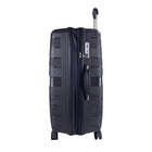 TRAVLR - Valise grande rigide légère de 28 po - Noir-Système d'expansion à fermeture éclair pour 20 % d'espace de rangement en plus
