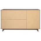 Manhattan Comfort - Buffet moderne Granville 140 cm - gris clair-Garantie limitée du fabricant de 30 jours
