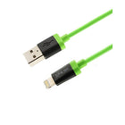 Spark Electronics - Câble de synchronisation Apple Lightning à 8 broches à USB, certifié MFI, de qualité supérieure, vert-Câble MFI Lightning, certifié Apple. Compatible à 100 %, aucun message d’avertissement