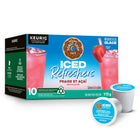 Donut Shop - Capsules K-Cup Iced Refreshers - Fraise Açaí - Paquet de 10-ICED REFRESHERS : Vous pouvez maintenant préparer une délicieuse boisson rafraîchissante digne du meilleur café à la maison, à la simple pression d’un bouton. Il suffit d’infuser sur glace et de savourer!