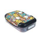 Zipit - Boîte de Rangement Recyclée - Motif kawaii coloré-4