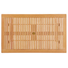 Modway - Hatteras Rectangle de 59 po Terrasse extérieure Bois d’eucalyptus Table à manger, Naturel-Trou de parapluie de 2 pouces
