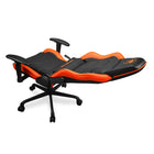 Cougar - Chaise de jeu Armor Air avec double dossier haut - noir et orange-Coussins pour la tête et les lombaire