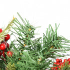 HOMCOM - 2 sapins de Noël artificiels de 45 cm avec LED Lumière-Les branches ignifuges ne risquent pas de prendre feu ou de causer de graves dommages domestiques 