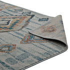 Modway - Jenica Diamant abstrait tribal marocain vieilli Tapis de comédie 8 pi l x 10 pi L - Argent, bleu, beige et brun-8
