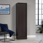 Sauder - Meuble de rangement Merton Hall - Chêne Dakota-étagères réglables: Trois étagères réglables et une étagère fixe pour une polyvalence de rangement optimale. Chaque étagère réglable a une capacité de poids maximale de 25 lb