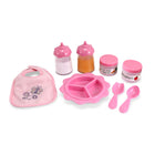 Melissa & Doug Mine to Love - Ensemble d'aliments et de biberons pour bébé -Le bavoir brodé à fermeture facile garde bébé propre pendant les repas