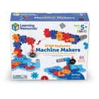 Learning Resources - Les explorateurs STEM et les fabricants de machines - Lot de 60-Inspiré de l'ingénierie du monde réel : qu'ils construisent une antenne parabolique, une grue, un rover spatial ou une autre machine, les enfants apprennent les principes fondamentaux de la physique et de l'ingénierie en jouant avec ce kit STEM !