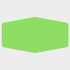 JAM Paper - Rouleaux d'étiquettes standard - forme Marquis - 1 7/8 x 3 15/32 - vert fluo - 125 étiquettes/rouleau-Taille : en forme de marquis (1 7/8 x 3 15/32 pouces) | Les étiquettes imprimables sont faciles à créer et à personnaliser.
