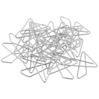JAM Paper - Pinces papillon colourées - pinces à papier argentées - paquet de 15-Les pinces sont fabriquées à partir de fil d'acier de haute qualité et ont une finition colourée brillante | Capacité de 75 feuilles.