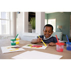 Creativity Street - No-Spill Coupes de peinture rondes avec couvercles colorés, 3 po Diametre, 10 Par Paquet, 2 Packs-Capacité de la tasse : Environ 4 oz.