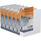 Reliure à anneaux View QuickFitMD 2 po AD-blanc, Paquet de 6-Vue en anneau rond, blanc, capacité de 400 feuilles, 2"