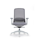 Ceha - ARES Chaise de bureau- gris-Inclinaison sensible au poids avec 4 positions verrouillables