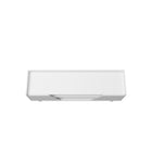 Manhattan Comfort - Meuble TV Marcus 53,14 po style Mid-Century Modern - Blanc-Cadre en MDF de haute qualité avec finition peinte. Pieds en bois de pin massif pour le style et la durabilité