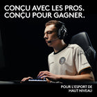 Logitech G - PRO X 2 LIGHTSPEED Casque gaming sans fil - Noir-Audio clair : Les enceintes en graphène 50 mm offrent un son clair et immersif à faible distorsion, capturant tout le son du jeu avec des repères audio (bruits de pas et actions).
