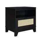 Manhattan Comfort - Lot de 2 tables de chevet Sheridan 21,63" style mid-century moderne - Noir-10