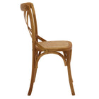 Modway - Gear Fauteuil d’appoint de salle à manger Ensemble de 4 - Noyer-7