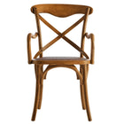Modway - Gear Fauteuil à manger Ensemble de 4 - Noyer-9