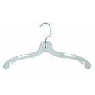 Eddie's Hang-Up Display - Cintre supérieur lourd - 17 po - transparent - Paquet de 100-Cintre supérieur de 17"