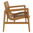 Modway - Hayden Terrasse extérieure Bois de teck Fauteuil - Naturel-Glissières de plancher sans marquage