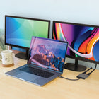 Staples - Tech Adaptateur USB-C vers double HDMI 1.4-Transfert de données haut débit USB 3.0