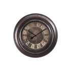 Monarch Specialties - Horloge - 30 po Rond - Surdimensionné Grand - Horloge Murale - Brun - Transitionnel-Horloge murale ronde de 30 pouces, surdimensionnée, en finition brun rustique très tendance, de style transitionnel, convenant à tous les décors d'intérieur