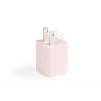 LOGiiX - Vibrance Power Mini 30W USB-C Chargeur Mural - Rose-Le Vibrance Power Cube Mini, compact et coloré, charge les smartphones jusqu'à 3 fois plus rapidement