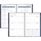 Mead - Agenda scolaire hebdomadaire/mensuel galaxie 2025-2026 - 8 1/2 po H x 5 1/2 po l - noir/bleu - bilingue-15 mois complets de planification hebdomadaire/mensuelle + 3 pages mensuelles