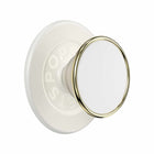 PopSockets - PopGrip pour MagSafe avec Anneau Adaptateur Magnétique - Crème de Coco-Désormais compatible avec le chargement sans fil grâce au retrait facile du PopTop