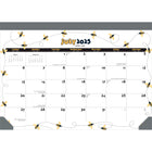 BrownTrout - 2026 Calendrier de bureau mensuel de 18 mois - Abeilles occupées - 14 po x 10 po-Grille Agrandie - Le nouveau design élargi permet aux grilles mensuelles d'être encore plus spacieuses et pratiques que jamais