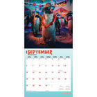 BrownTrout - 2026 Penguin Party Calendrier mural Suspendu Mensuel - 30,5 cm l x 61 cm H - Anglais-Grandes Pages de Jour Spacieuses - Tous les jours fériés les plus importants et les phases de la lune sont indiqués, avec beaucoup d'espace pour inscrire des notes et des rendez-vous