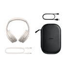 Bose - Casque d'ecoute sans fil à reduction du bruit QuietComfort 45 Headphones - blanc fume-Plastique, cuir proteine