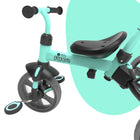 Yvolution - Yvelo Flippa Tricycle - Vert-Tricycle. Une expérience de conduite classique. Dans ce mode, l'enfant utilise les pédales pour faire avancer le tricycle. Offrant le confort de trois roues, ce mode lui permet de gagner en confiance et en maîtrise de la conduite, ce qui le suivra tout au long de ses déplacements à vélo.