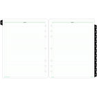 Day-Timer - Recharge datee 2025 2 pages/jour folio - 11 po H x 8 1/2 po l - bilingue-L'espace de chaque jour comprend des zones pour votre liste de tâches, rendez-vous et journal