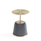 Manhattan Comfort - Ensemble de 2 tables : table basse moderne Anderson 71,5 cm et table d’appoint 40 cm - crème et gris-10
