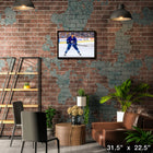 Kyle Connor Winnipeg Jets - Toile encadree - 31" x 22"-Sous licence officielle de la LNH et de l'AJLNH