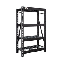 Cat - Étagère industrielle à 4 tablettes - 36"L x 18"P x 60"H-Connectez plusieurs étagères Cat pour des espaces plus grands