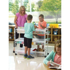 Copernicus - Panier de stockage STEM - transparent-Roulettes verrouillables de 2"